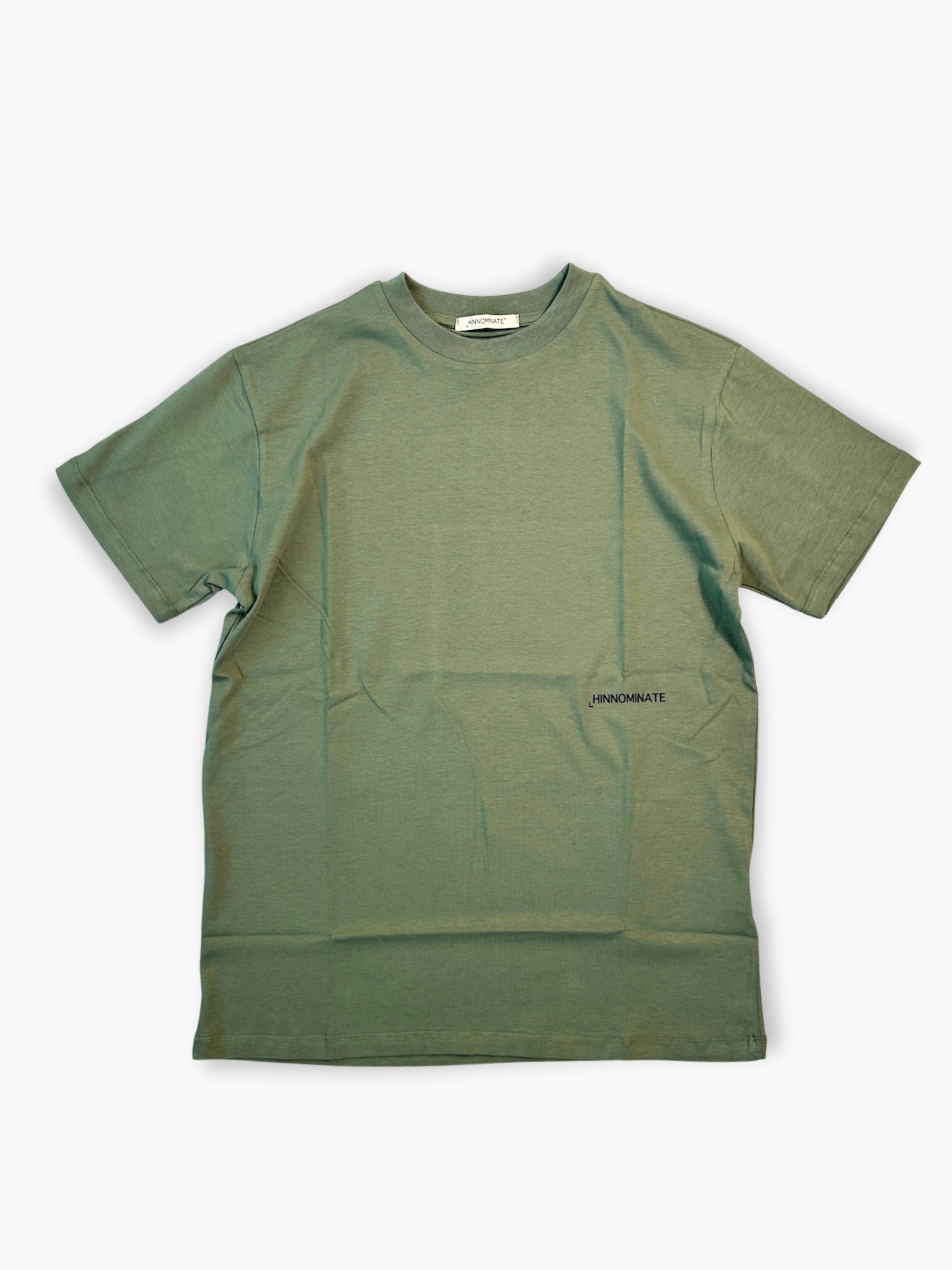 T-shirt verde in jersey Hinnominate con stampa frontale