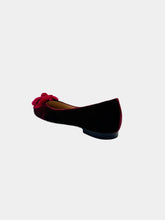 Velvet Ballet Flat - Red | dBlank