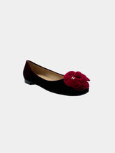 Velvet Ballet Flat - Red | dBlank