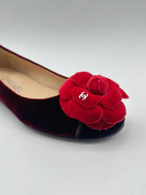 Velvet Ballet Flat - Red | dBlank