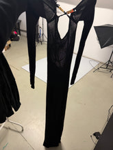 Vestito Lurex Long Nero - Nero | Qlhype