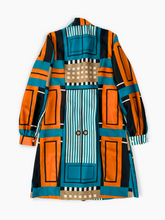 Multicolored Dress With Geometric Print -  | dBlank