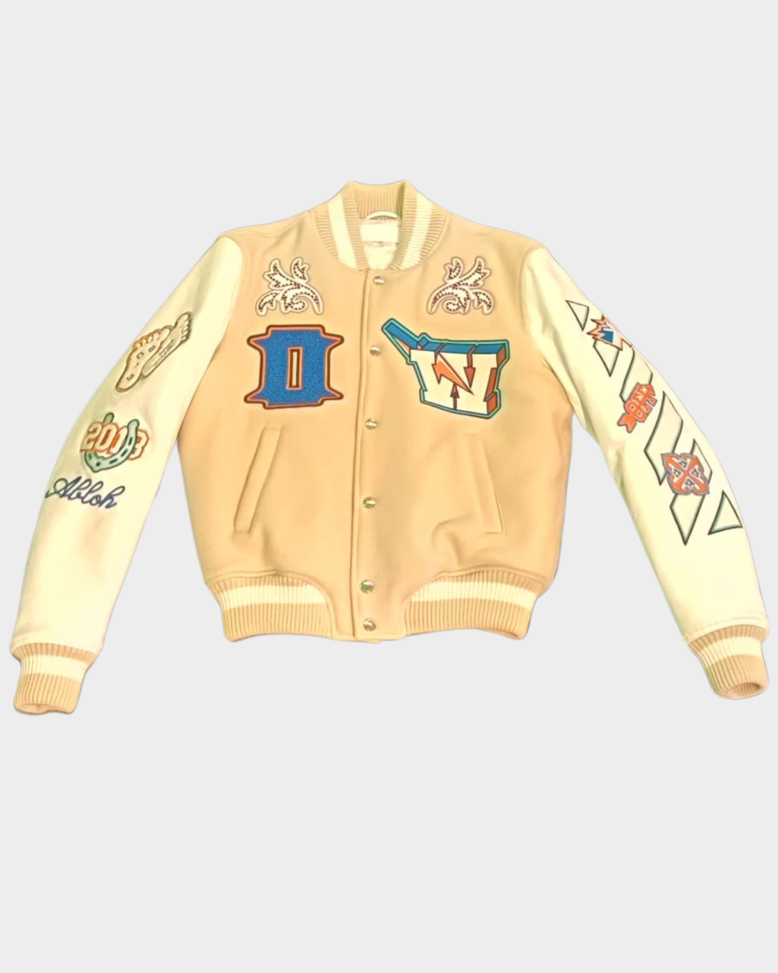 White Varsity Jacket