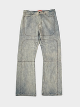 Light Denim Jeans With Scratched Effect -  | dBlank