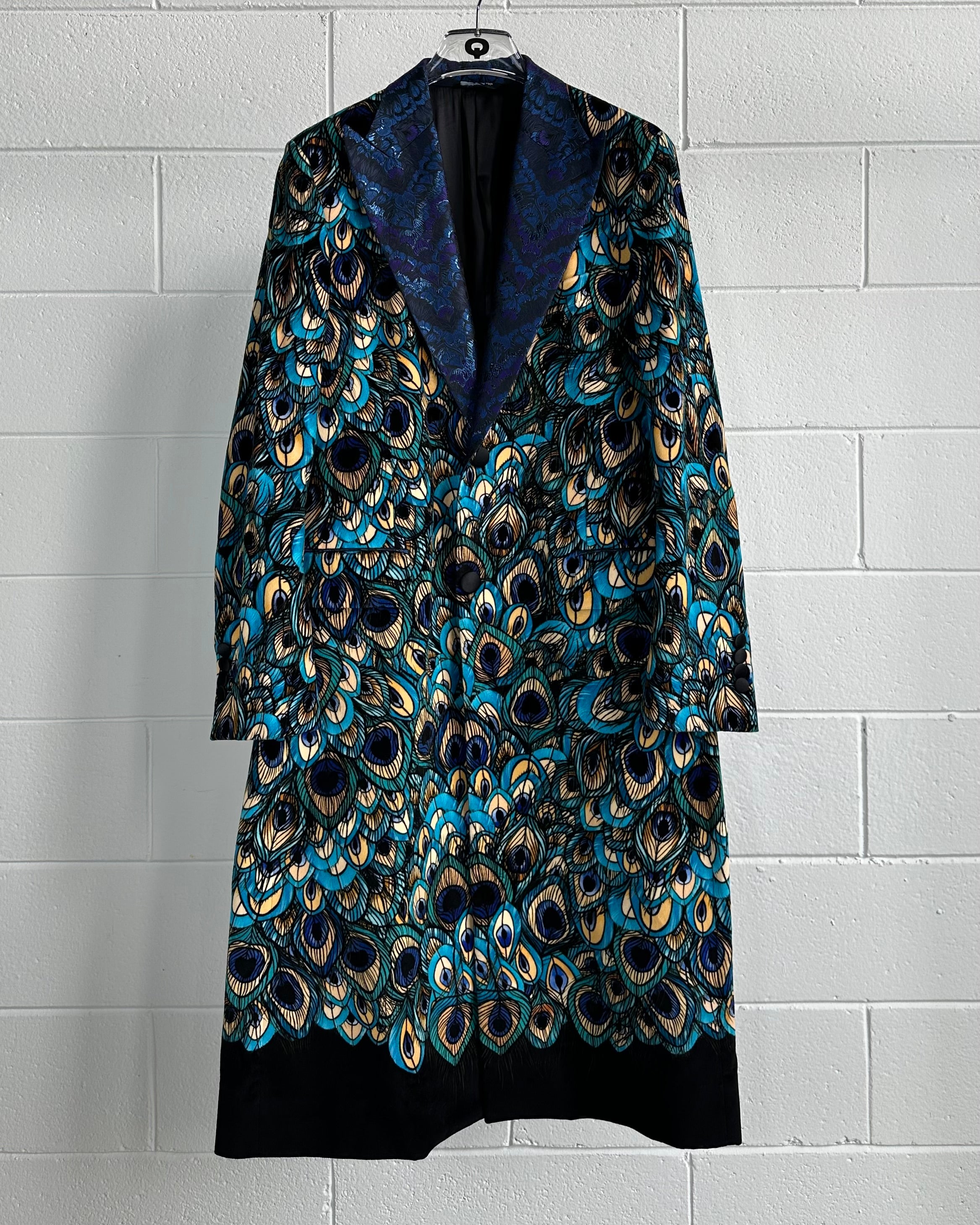 Peacock Velvet Coat