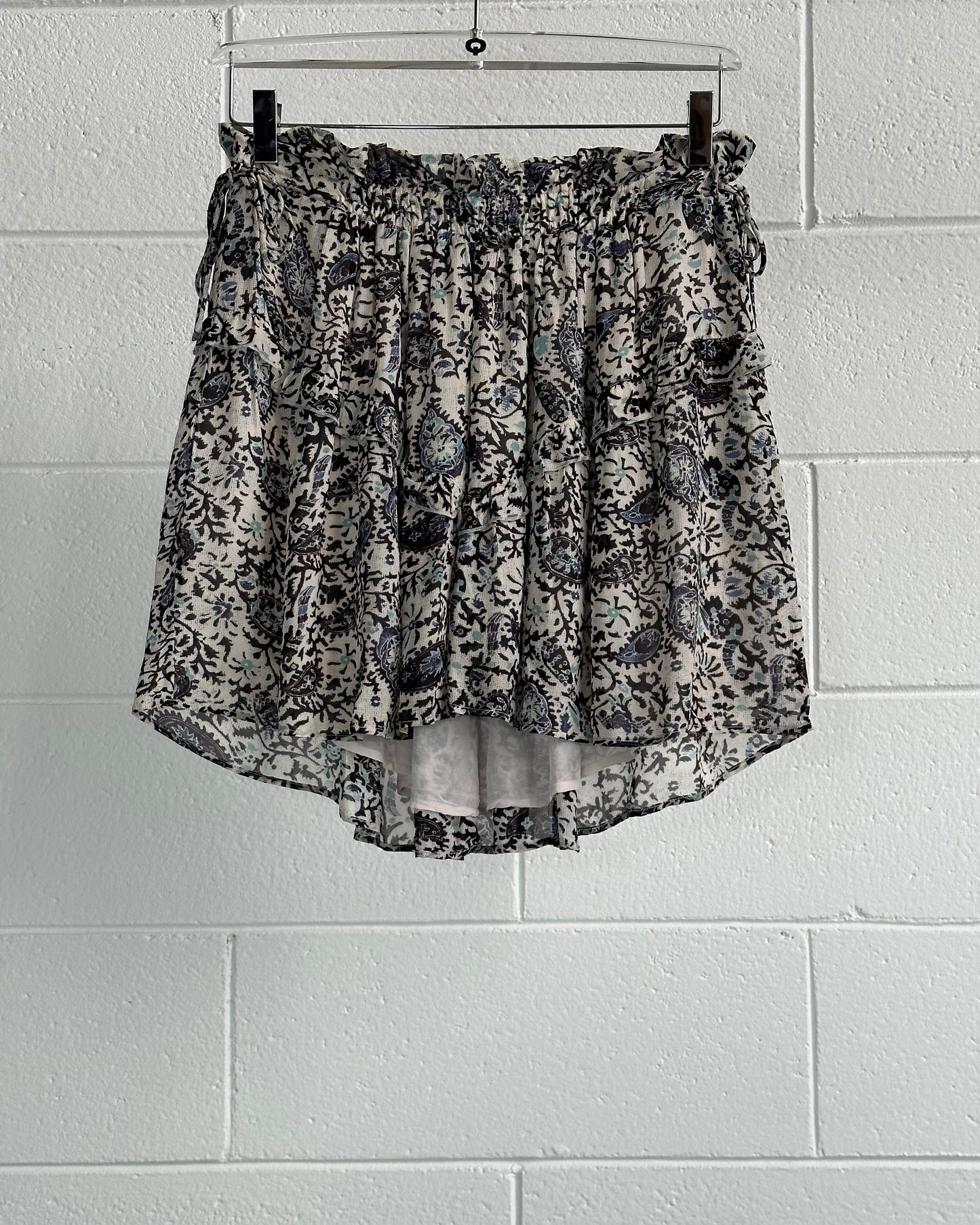 Flounced Pattern Skirt