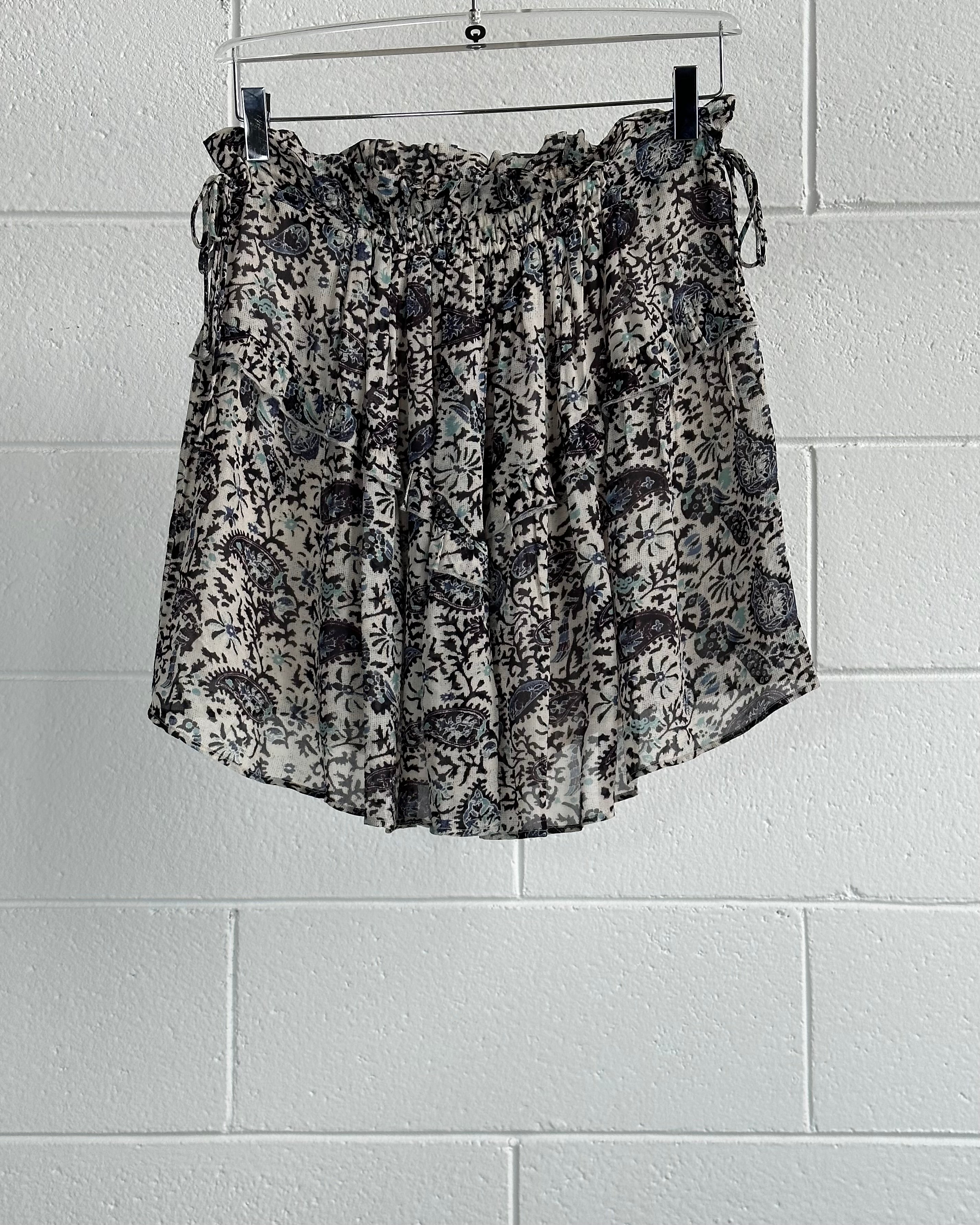 Flounced Pattern Skirt