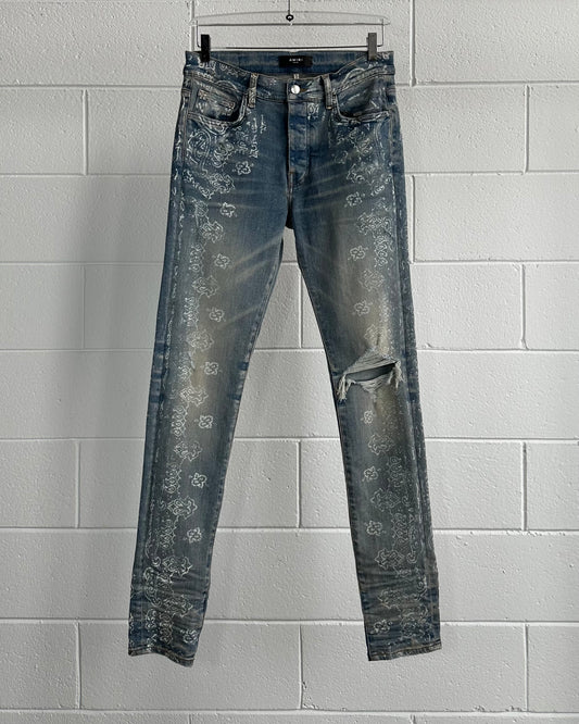 Paisley Print Jeans