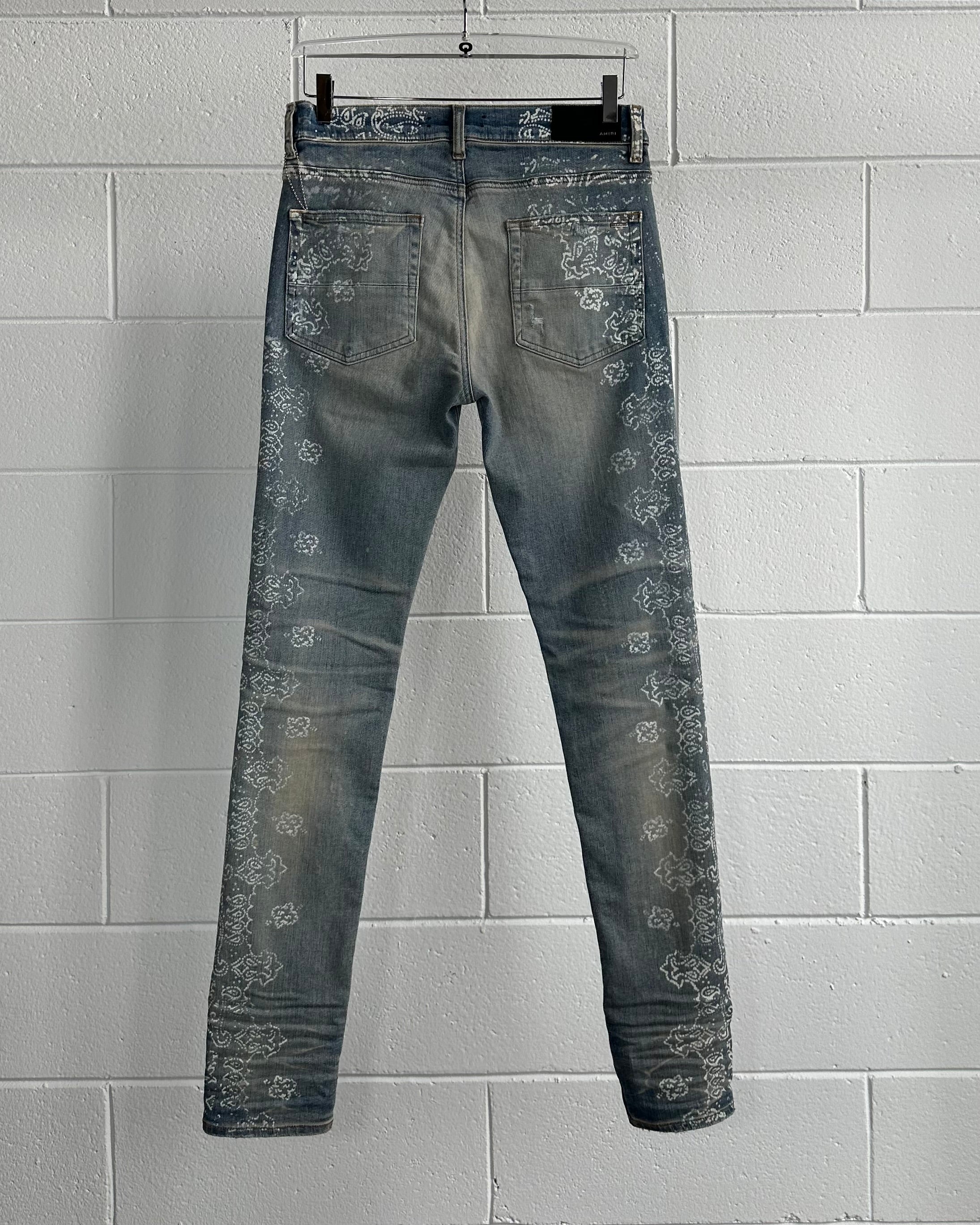 Paisley Print Jeans