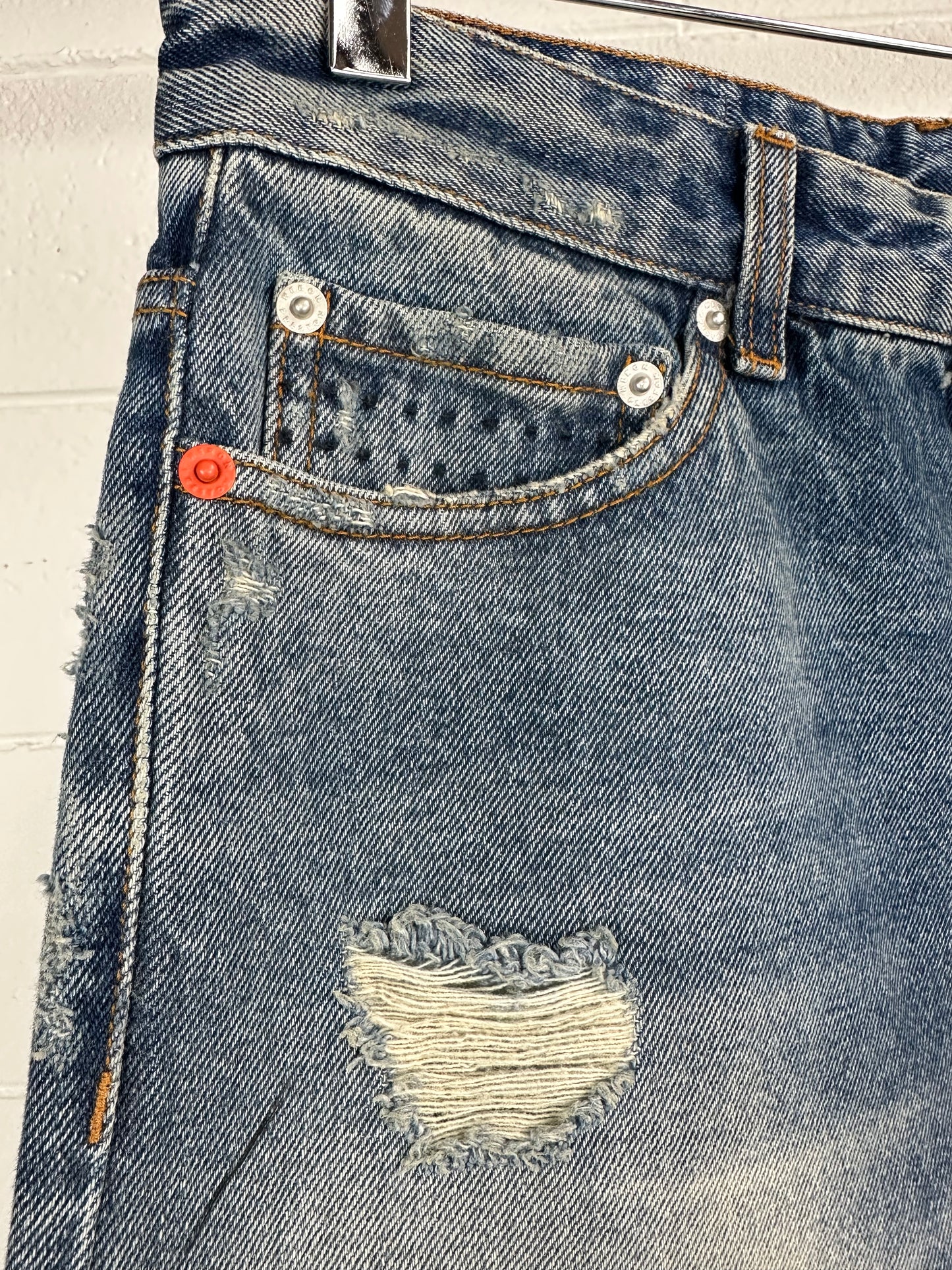 Distressed Vintage Jeans