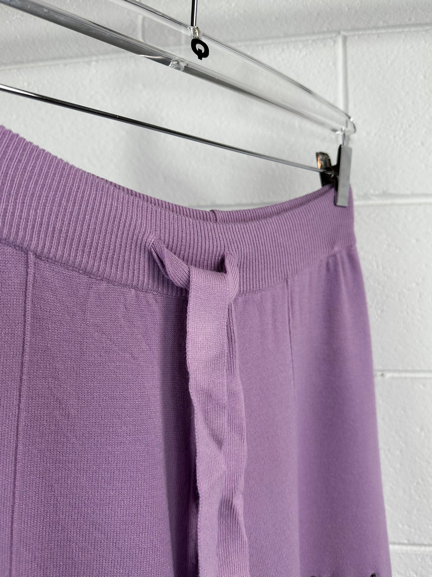 Knitted Sweatpants With Pintucks