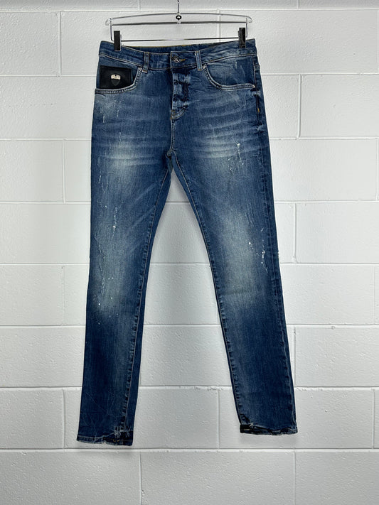 Back Print Jeans